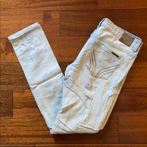 A/X Armani Exchange Distressed Skinny Jeans